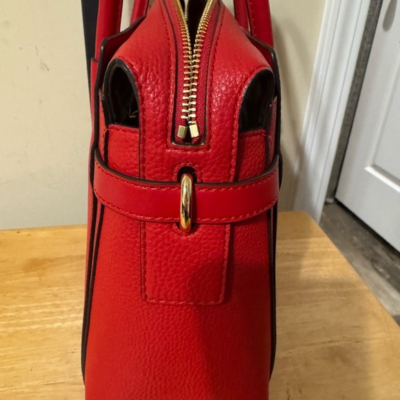 Michael Kors Red Leather Handbag - Picture 4 of 11
